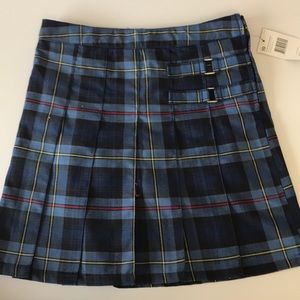 French Toast blue skirt